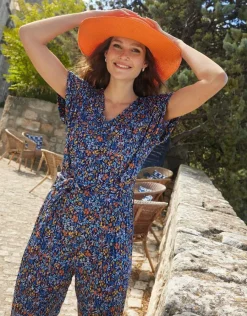 Christine Laure Robes|Robes & Jupes*Combinaison imprimé fleur