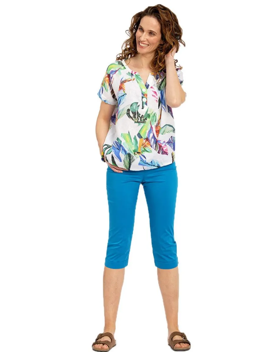 Christine Laure Pantacourts*Corsaire bleu turquoise