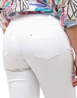 Christine Laure Pantacourts|Pantalons*Corsaire coton blanc