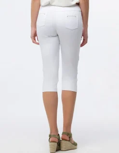 Christine Laure Pantacourts|Pantalons*Corsaire coton blanc