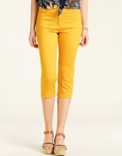 Christine Laure Pantacourts*Corsaire coton ocre