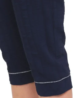 Christine Laure Pantacourts*Corsaire marine coton