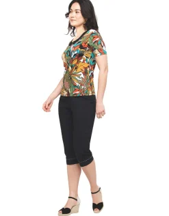 Christine Laure Pantacourts*Corsaire noir coton