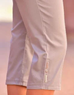 Christine Laure Pantacourts|Pantalons*Corsaire stretch gris