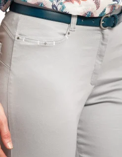 Christine Laure Pantalons|Pantacourts*Corsaire stretch gris