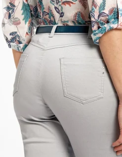 Christine Laure Pantalons|Pantacourts*Corsaire stretch gris