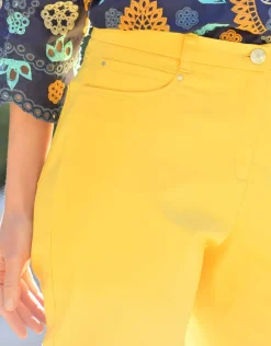 Christine Laure Pantacourts*Corsaire stretch jaune