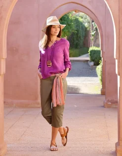 Christine Laure Pantacourts*Corsaire stretch kaki