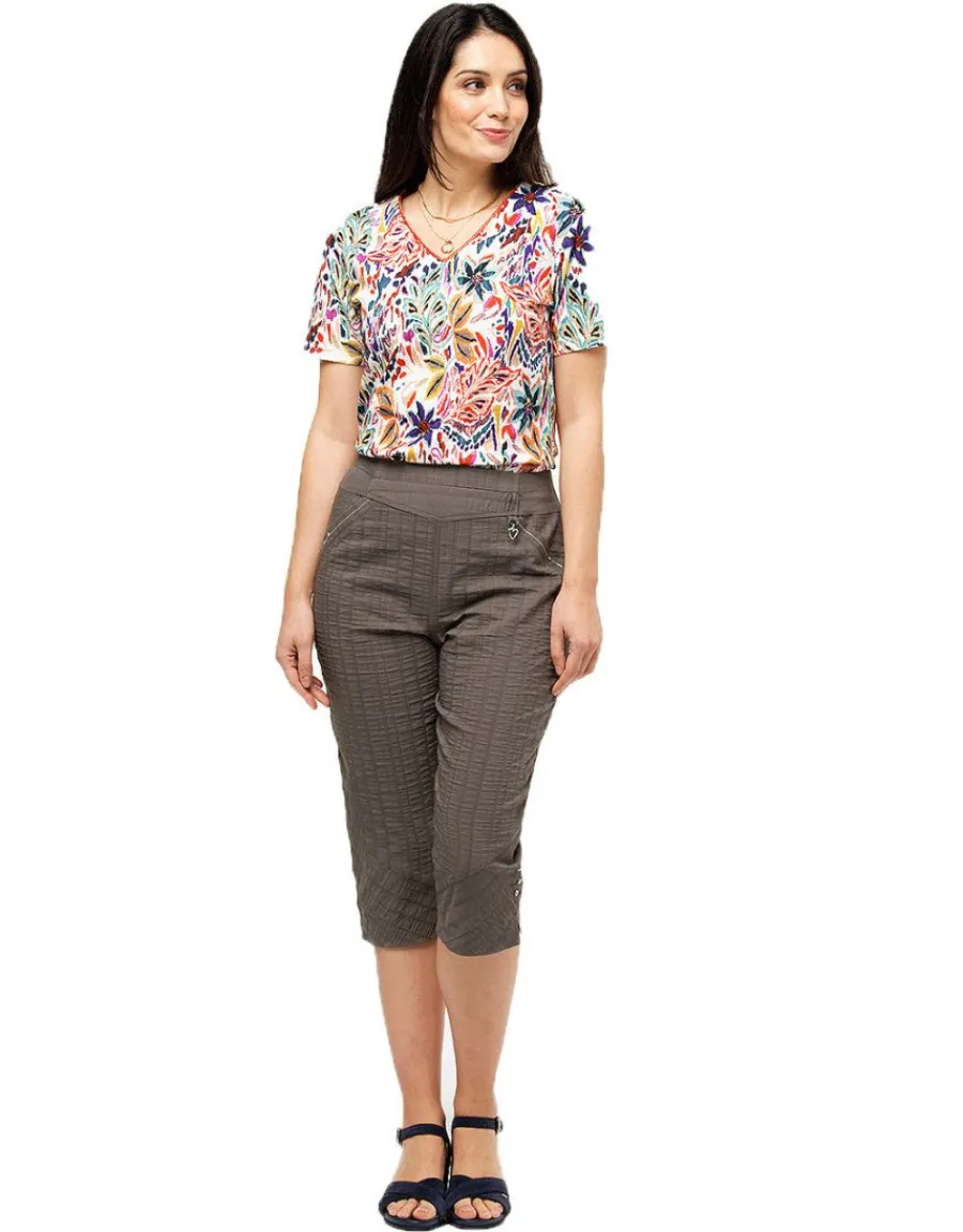 Christine Laure Pantacourts*Corsaire vert kaki