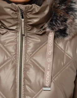 Christine Laure Doudounes|Parkas*Doudoune beige capuche