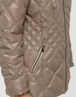 Christine Laure Doudounes|Parkas*Doudoune beige capuche