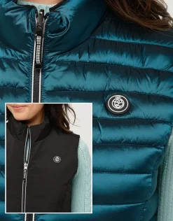 Christine Laure Doudounes|Parkas*Doudoune bleu réversible