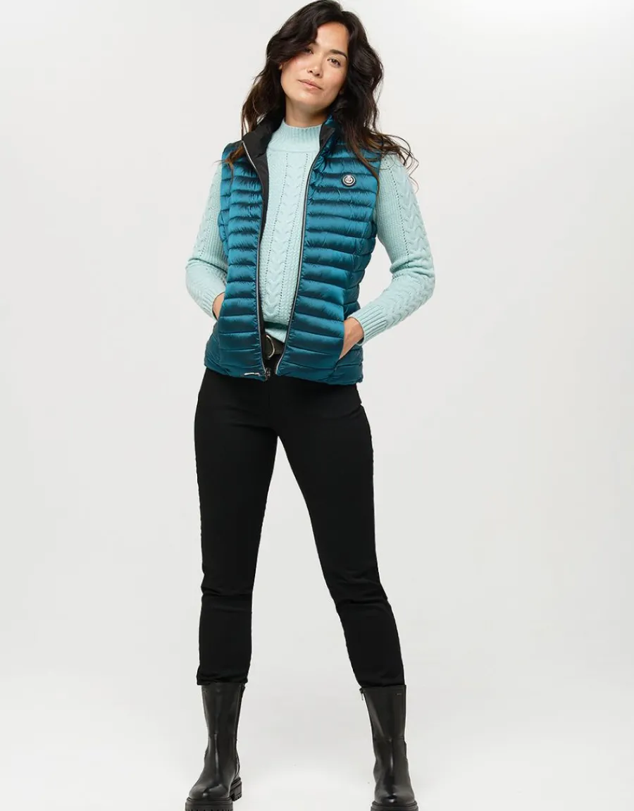 Christine Laure Doudounes|Parkas*Doudoune bleu réversible