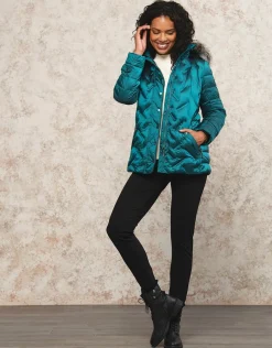 Christine Laure Doudounes|Parkas*Doudoune irisée à capuche