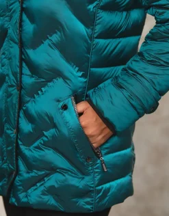 Christine Laure Doudounes|Parkas*Doudoune irisée à capuche