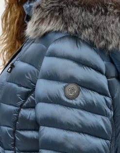 Christine Laure Doudounes|Parkas*Doudoune longue bleu