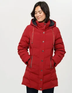 Christine Laure Doudounes|Parkas*Doudoune longue rouge