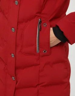 Christine Laure Doudounes|Parkas*Doudoune longue rouge