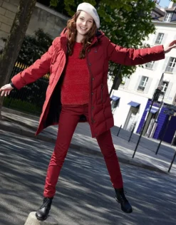 Christine Laure Doudounes|Parkas*Doudoune longue rouge