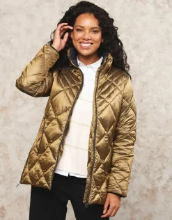 Christine Laure Doudounes|Parkas*Doudoune mordoré kaki