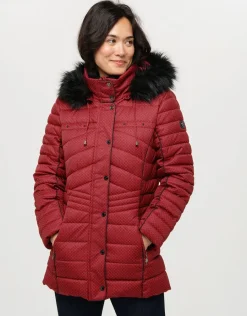 Christine Laure Doudounes|Parkas*Doudoune rouge bordeaux