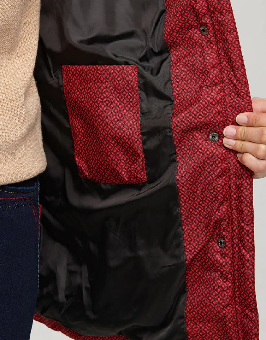 Christine Laure Doudounes|Parkas*Doudoune rouge bordeaux