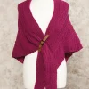 Christine Laure Accessoires*Echarpe poncho violet