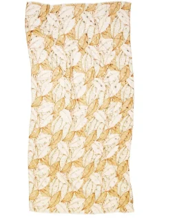 Christine Laure Foulards|Accessoires*Foulard camel feuillages