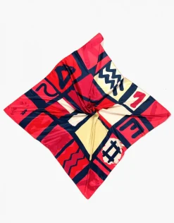 Christine Laure Foulards|Accessoires*Foulard carré fuchsia