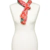 Christine Laure Foulards|Accessoires*Foulard corail fleuri