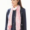 Christine Laure Foulards|Accessoires*Foulard écru et rose
