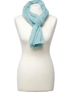 Christine Laure Foulards|Accessoires*Foulard cyan paillettes