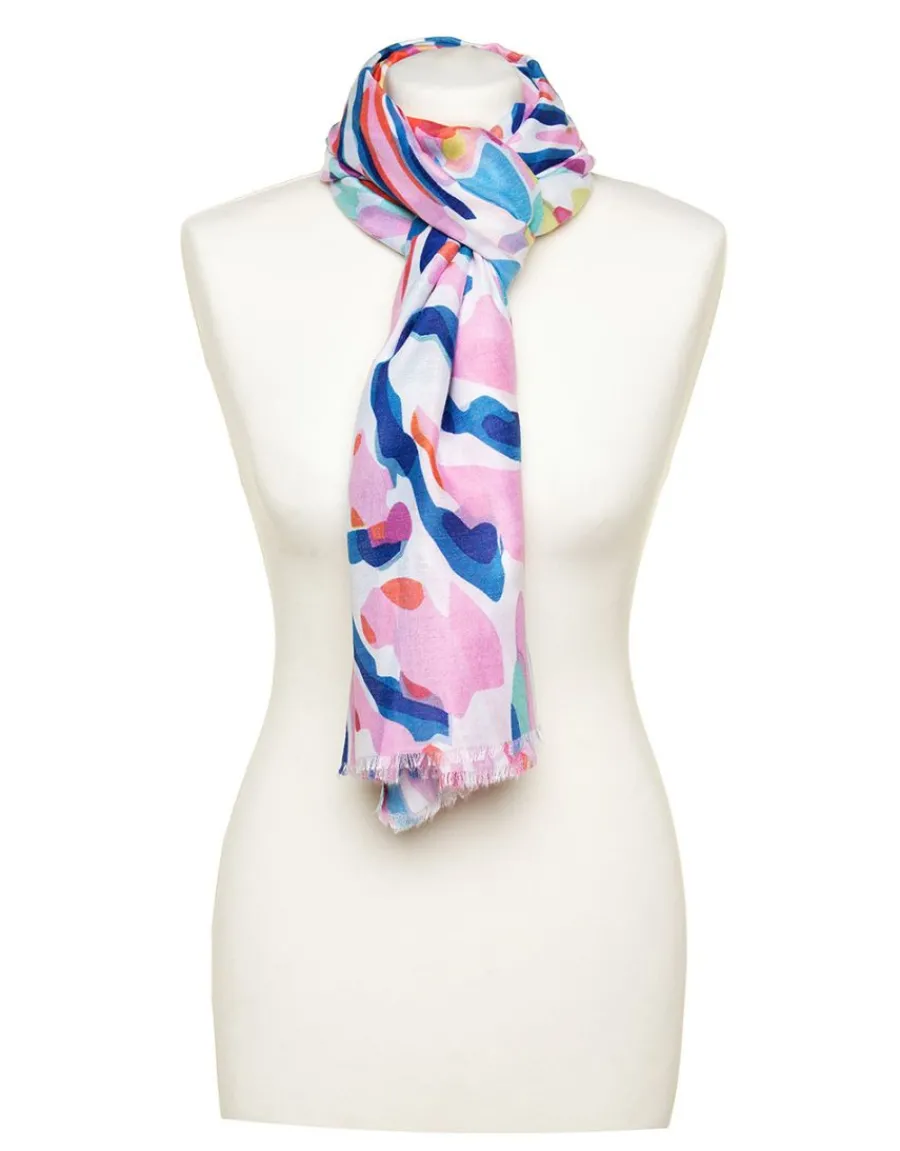 Christine Laure Foulards|Accessoires*Foulard imprimé coraux