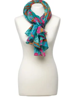 Christine Laure Foulards|Accessoires*Foulard imprimé fleuri