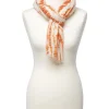Christine Laure Foulards|Accessoires*Foulard imprimé orange