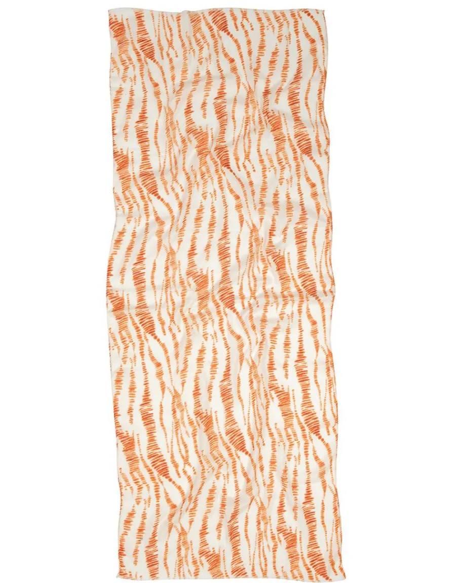 Christine Laure Foulards|Accessoires*Foulard imprimé orange