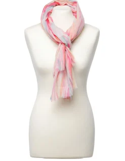 Christine Laure Foulards|Accessoires*Foulard imprimé rose