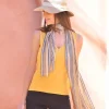 Christine Laure Foulards|Accessoires*Foulard reliefé ocre
