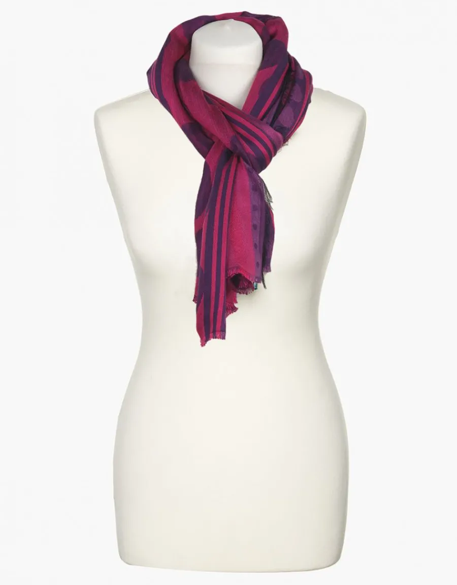Christine Laure Foulards|Accessoires*Foulard rose fuchsia
