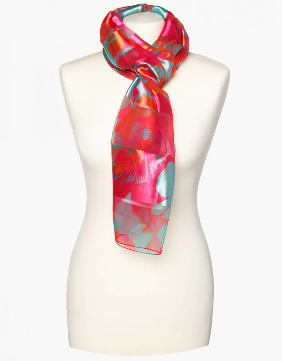 Christine Laure Foulards|Accessoires*Foulard rose fuchsia