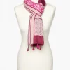 Christine Laure Foulards|Accessoires*Foulard rose fuchsia impr