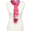 Christine Laure Foulards|Accessoires*Foulard rose imprimé