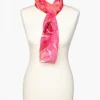 Christine Laure Foulards|Accessoires*Foulard rose imprimé