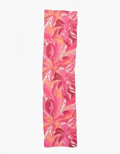 Christine Laure Foulards|Accessoires*Foulard rose imprimé