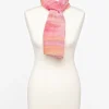 Christine Laure Foulards|Accessoires*Foulard rose plissé