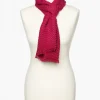 Christine Laure Foulards|Accessoires*Foulard rose plissé