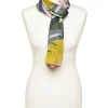Christine Laure Foulards|Accessoires*Foulard vert imprimé