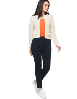 Christine Laure Gilets|Maille*Gilet boléro doré