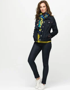 Christine Laure Gilets|Maille*Gilet grosse maille anis