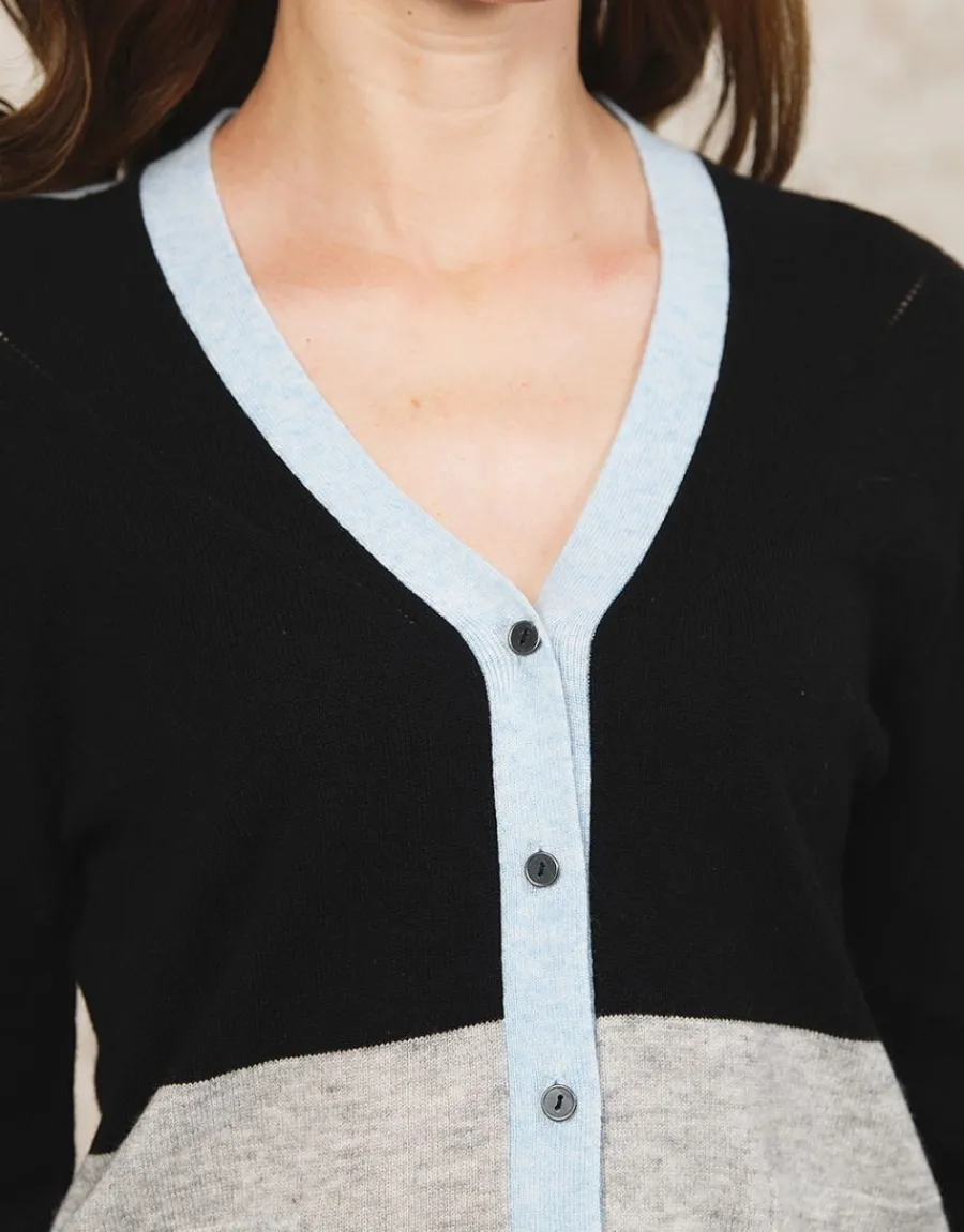 Christine Laure Gilets|Maille*Gilet laine et cachemire